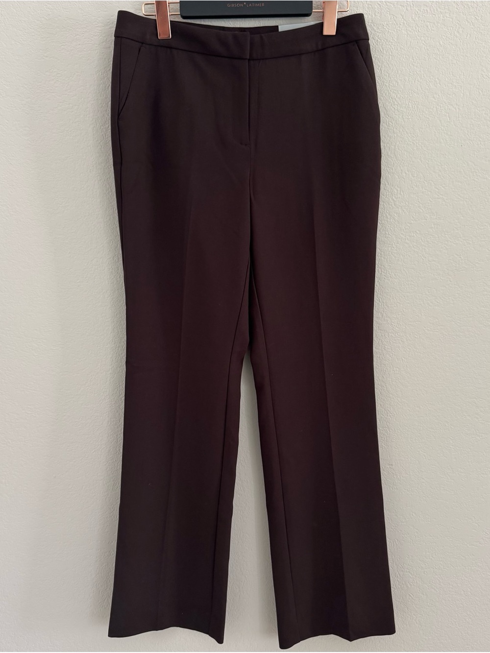 Chico’s Women’s Flex Waist Modern Tailored Full Length Pants Brown Size 6 (0.5)